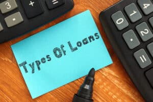 A borrower considering the different types of loans for a young adult before getting a loan
