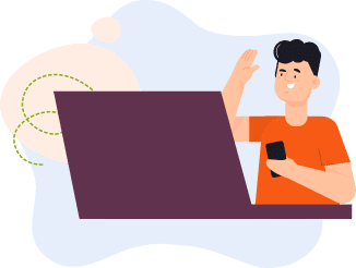 An individual applying for a payday loan in Singapore through a licensed lender using his laptop